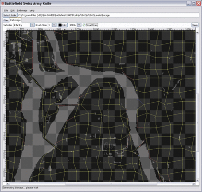 New Infantry pathmap - waypoints